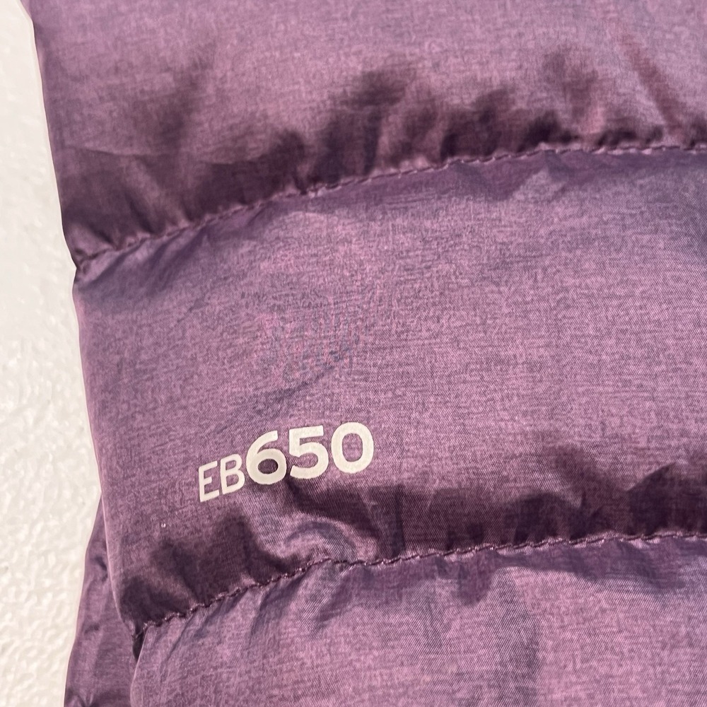 Eddie Bauer‎ Womens XS Purple EB650 Down Puffer Coat Quilted Outdoors EUC - Picture 9 of 9